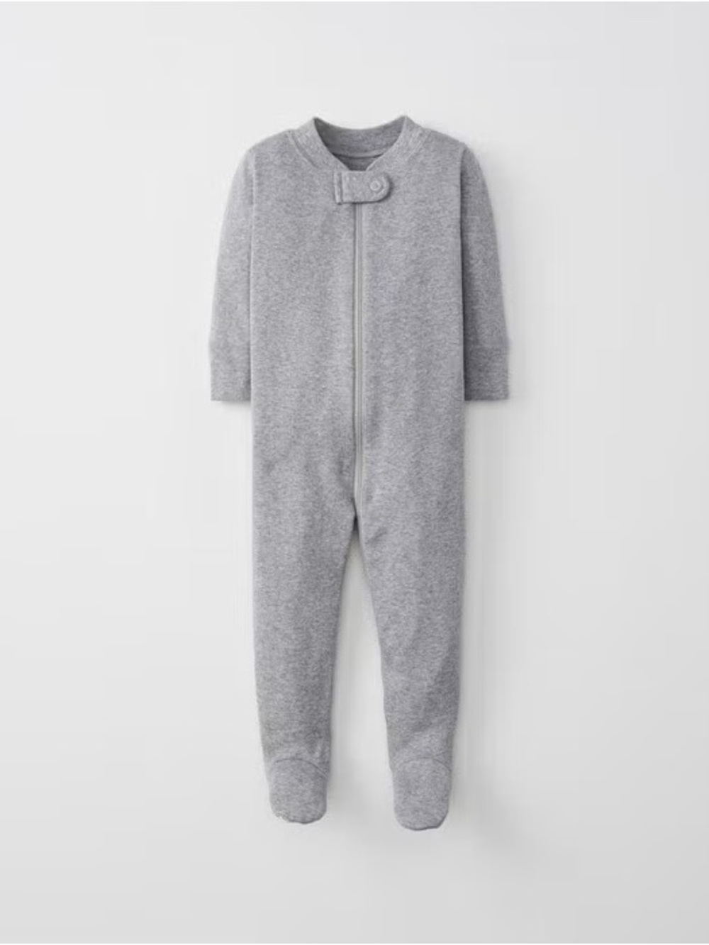 Hanna Andersson Newborn Organic Cotton Sleeper / Grey